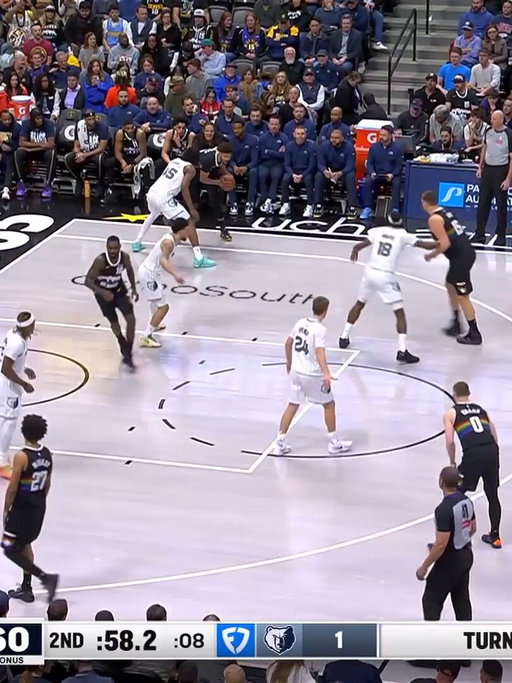 JAHMAI MASHACK STRIPS JOKIC AND CONVERTS ON THE OTHER END 😤
 