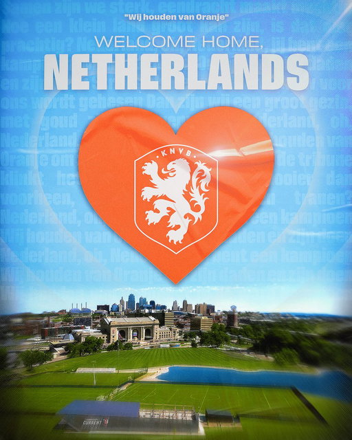 Hup Holland hup! 🧡

Kansas City is delighted that the Netherlands will make Kansas City their home away from home during the FIFA World Cup 2026™ 🇳🇱

#FIFAWorldCup #WeAre26 #WeAreKansasCity 