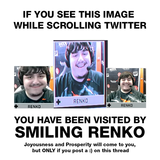Smiling Renko is back :)

Everyone say :) Mr Renko 