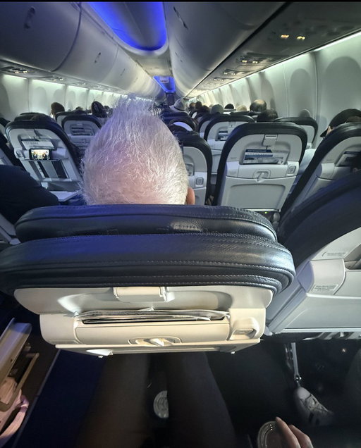 Guys who recline their seat in the back of the plane should immediately be sent to prison. 