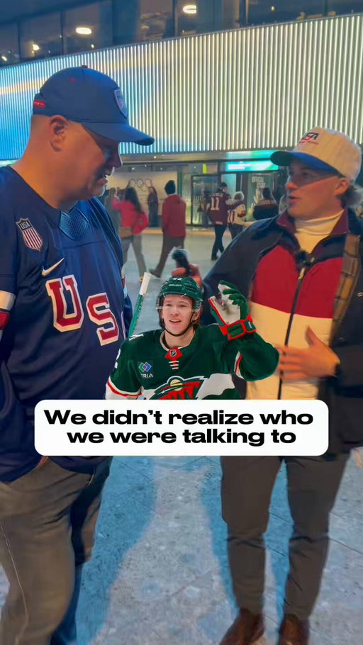 .@TimmyKal12 had no idea he was talking to Matt Boldy’s Dad 😂🔥 