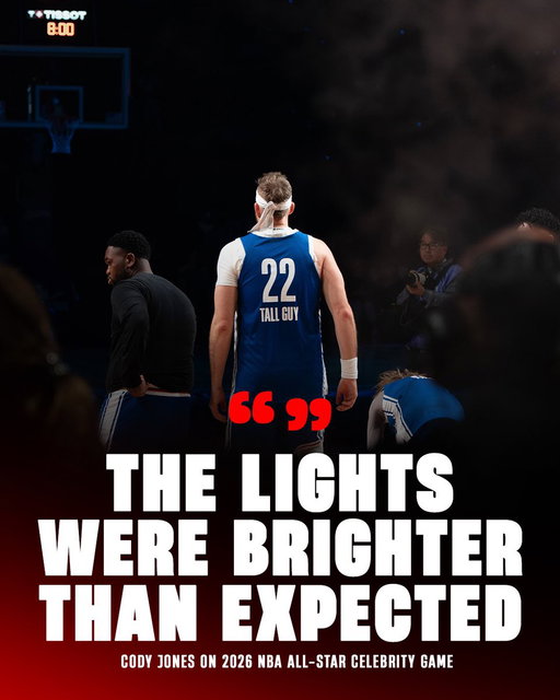 Cody Jones in Celeb All-Star Game

3 PTS
? REB
? AST
? BLK
? STL
40 MINUTES 