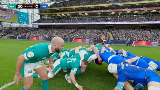 This Italian scrum....wow 😍

#GuinnessM6N #Since1883 