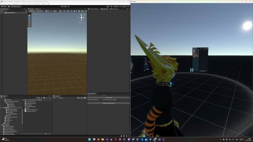 The @ResoniteApp Unity SDK now converts meshes!

Also all the SDK sessions are still full multiplayer sessions.

You can have people seeing all the changes you make from @unity live as you edit, which allows for quick iteration (and fun :3 )!

#Resonite #gamedev #socialVR #Unity 