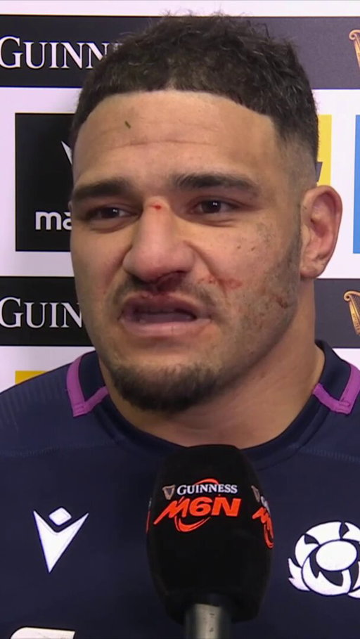 A thank you from your Scotland captain, Sione!

#GuinnessM6N #Since1883 