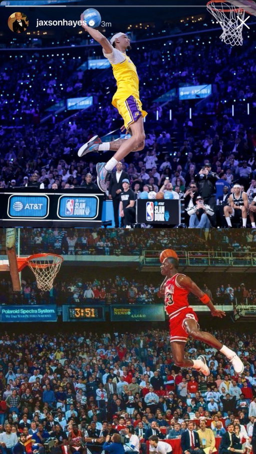 Nah😭 Jaxson Hayes really posted this 

#NBAAllStar26 