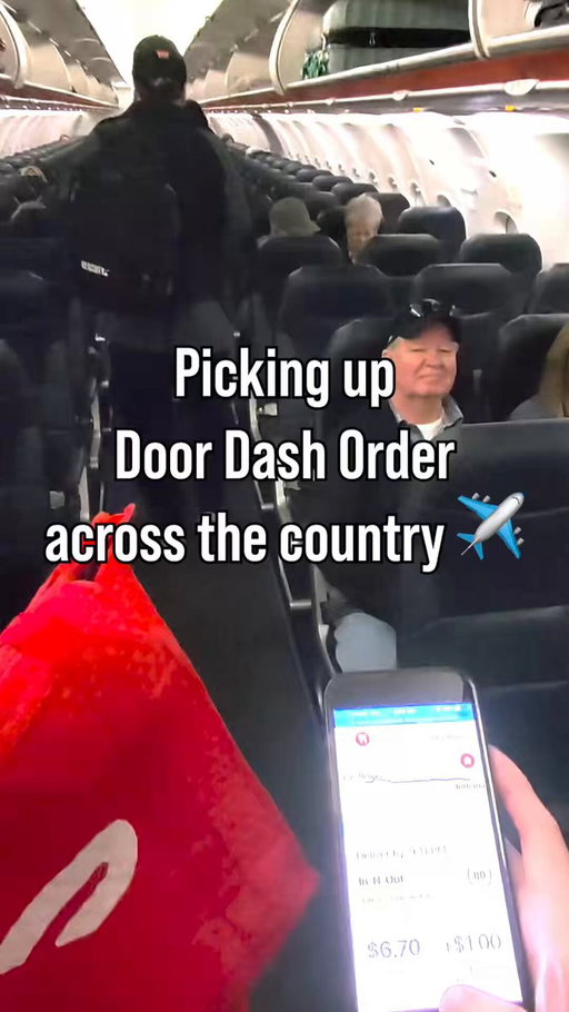 Picking Up Door Dash Order Across The Country ✈️ 