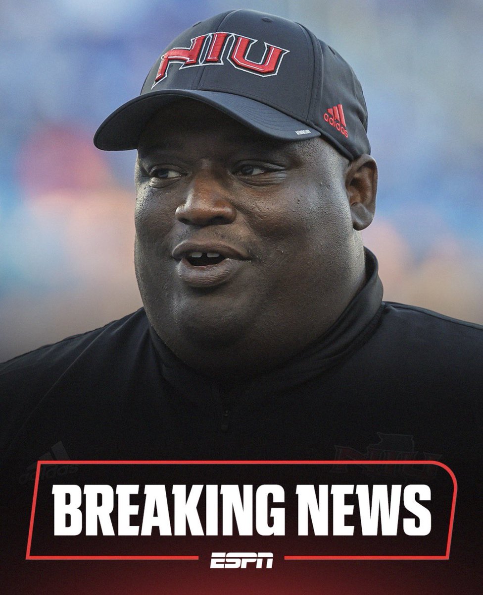 Sources: Northern Illinois head coach Thomas Hammock has accepted a job to become the next running backs coach/senior offensive assistant for the Seattle Seahawks. He’s expected to become the NFL’s highest paid RB coach and chose Seattle amid multiple NFL opportunities. . 