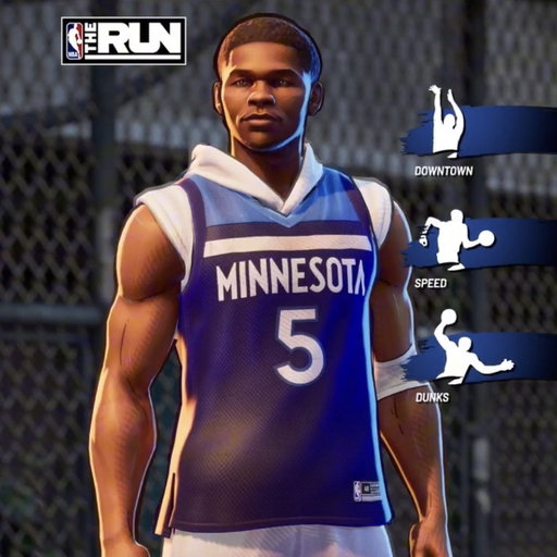 Ant looks so much better in NBA THE RUN than in 2K 😭 