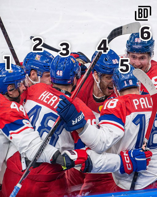Czechia appears to have gotten away with a pretty blatant too-many-men infraction on Ondrej Palat’s 3rd period goal. 😳

#MilanoCortina2026 