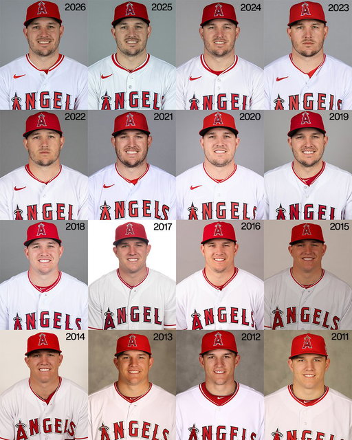 16 years of @MikeTrout 🐐 