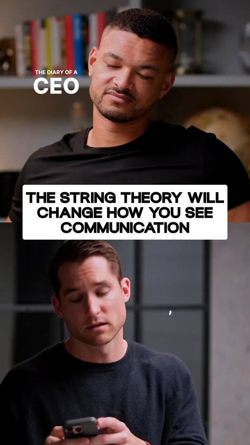Communication expert Jefferson Fisher showed me something I won’t forget...

He calls it the string theory.
When two people are talking, there’s an invisible string between them.

If you check your phone, the string goes slack. Even just having it on the table breaks the connection.

Here’s how he explained it 👇🏾