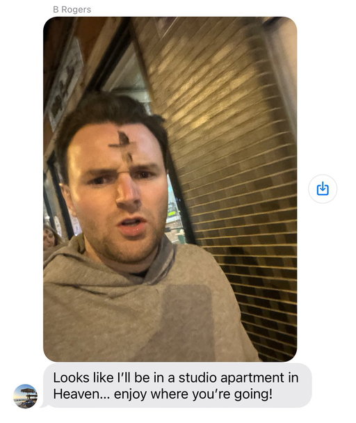 My brother found out he’s the only sibling who got ashes today 