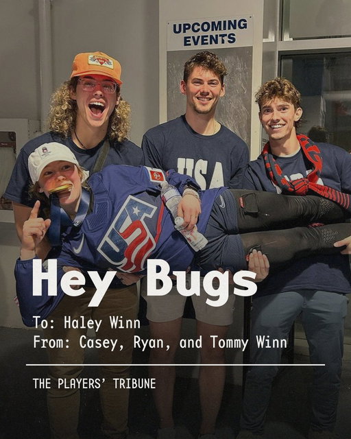 “You have three older brothers that now look up to you. You will always be our champion.”

As Haley Winn gets ready for @TeamUSA’s gold medal game against Canada, her brothers, Casey, Ryan and Tommy, leave their sister an encouraging and heartwarming voicemail. ❤️

@usahockey | @Olympics