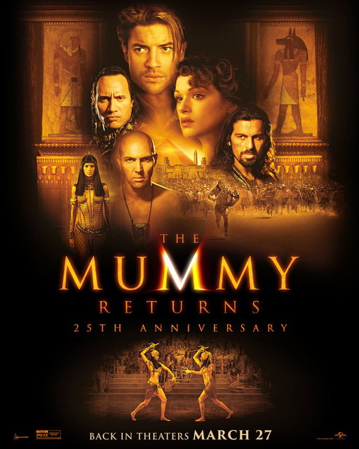Imhotep awakens again. See The Mummy Returns in theaters for the 25th anniversary re-release, coming March 27. Tickets on sale now. 