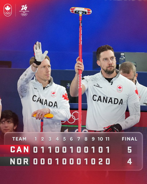 Team Jacobs will play for gold! 🥇🥌 