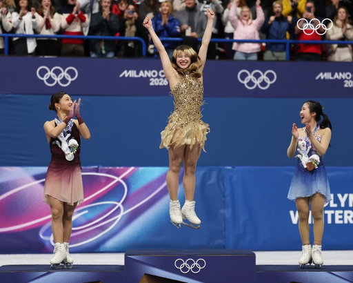 Gold dress. Golden Performance. Gold Medal. Alysa Liu.. Golden girl! 👏🥇✨

#FigureSkating #MilanoCortina2026 