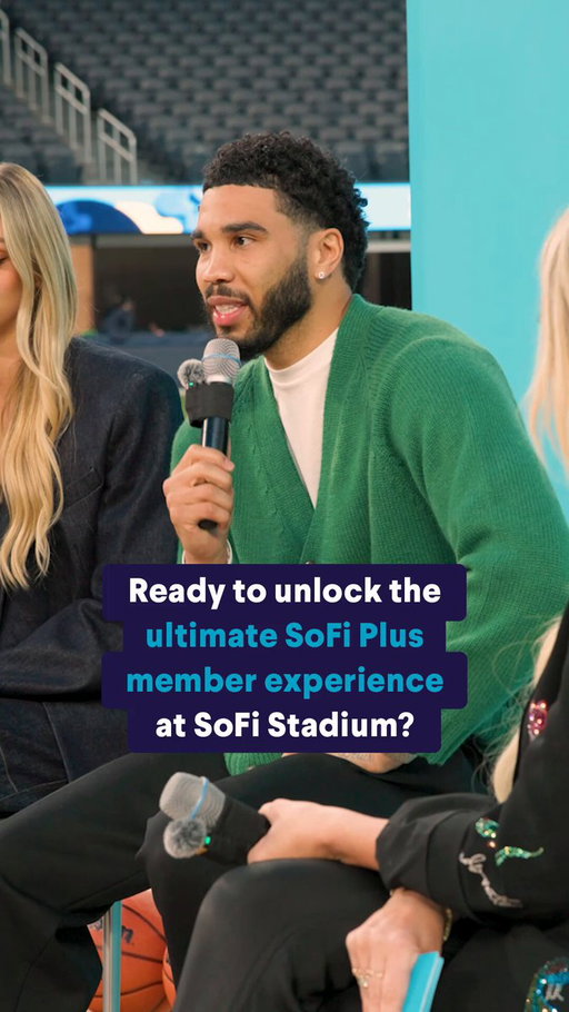 As the Official Bank of the @NBA, we unlocked NBA All-Star 2026 for five SoFi Plus members and their guests. They caught all the action, plus got an exclusive meet-and-greet at SoFi Stadium with @jaytatum0 and @cameronbrink22.

Ready to bank like an all-star? Join SoFi Plus. 