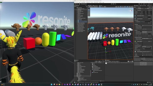You guys asked for it, so you're getting it - realtime mode for the @Unity SDK for @ResoniteApp! :D

The changes are also real-time synchronized to everyone in the session.

I think with this we'll have the coolest social VR platform SDK out there!

#Resonite #gamedev #socialVR 