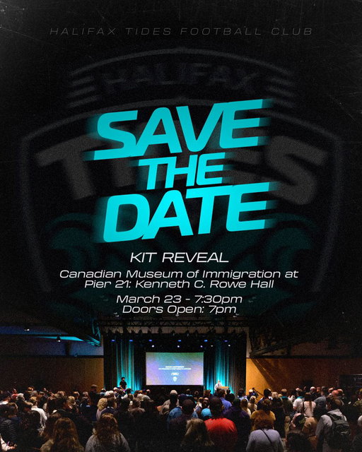 You're been asking...

SAVE THE DATE for our 2026 Kit Reveal.

RSVP because space is limited: https://www.universe.com/events/the-reveal-halifax-tides-fc-2026-kit-tickets-LZBQNW?utm_source=twitter&amp 