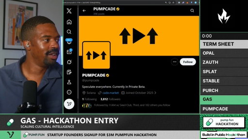 Will McDonald's ice cream machine work today?

That's a real bet on @cademarket - a platform where you can speculate on literally anything.

Traffic. Sports. Weather. Anything.

Still hunting $250K at the @Pumpfun hackathon.
@brycent linked up with them on @vesting_tv 