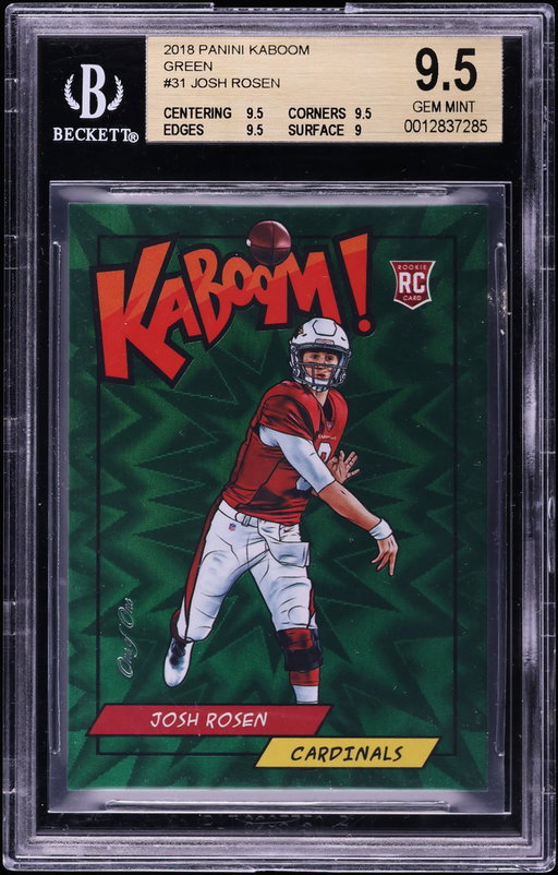 💸 RECORD SALE 💸 

We just sold this Josh Rosen card at auction for $26,400.  

This marks a new all-time record price for any Josh Rosen card and is 5x higher than the previous record. 