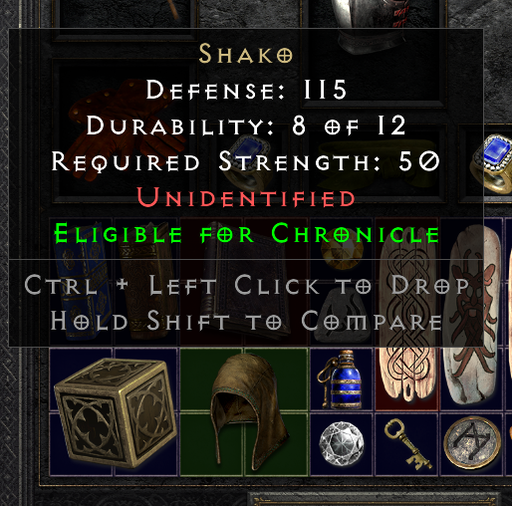 Terrorized Shako! The next addition to the Chronicle. Big fan of these updates to Diablo 2. 

What was your big hit so far? 
