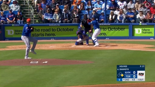 The first Blue Jays homer for Kaz ‼️

岡本和真、オープン戦初ホームラン！ 
