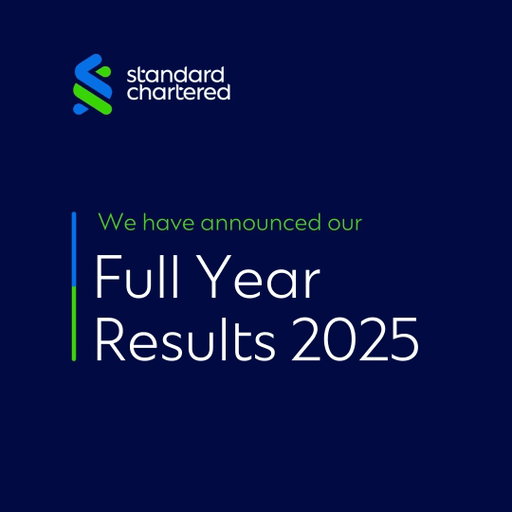 We've announced our 2025 full-year results. 

See our performance highlights (PDF): 

https://t.co/Tltmh7K38t 

Note: Numbers are presented on an underlying basis.

#StanChartResults #HereForGood 