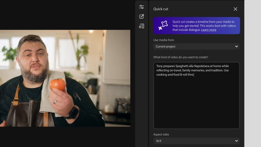 Edit quicker with Firefly's new Quick Cut Tool.

Here's the latest demonstration on how to use the Rough Cut feature in Firefly video editor to start editing faster.

Start editing now: https://t.co/wmmtG197Zn 