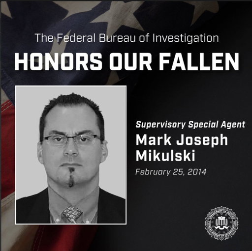 The FBI honors Supervisory Special Agent Mark Joseph Milulski, who responded to the American Airlines Flight 77 crash at the Pentagon following the September 11 attacks. He died on this day in 2014 from an illness attributed to his work. https://t.co/JlXrK0BhE2 