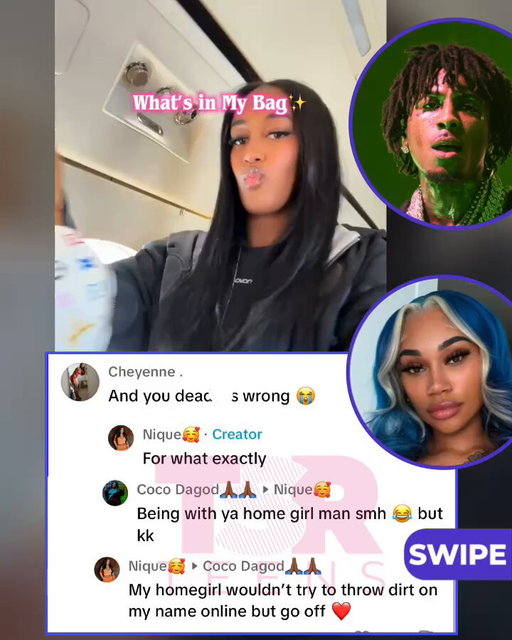 Nique shared a clip of herself
on a jet and took time to respond those questioning her for linking up with NBA YoungBoy. She also seeming addressed Jania

✍🏾: #TSRStaffTC 