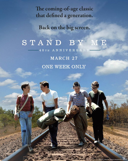 The coming-of-age classic that defined a generation.
 
#StandByMe is back on the big screen for its 40th anniversary. In theatres March 27 for one week only. Get tickets now. 