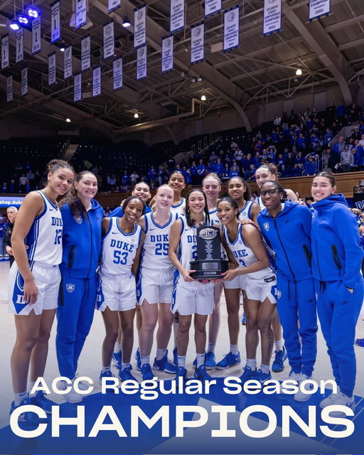 Say hello to your regular season ACC Champs🤩

Start gearing up for March Madness, and purchase the @DukeWBB team tee in the NIL Store today! Time to support your ACC Regular Season champions🔥😈

Shop Now: https://t.co/11KnVBa7ad 