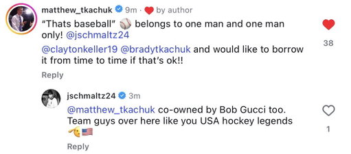 🚨BREAKING: Dana Beers officially down in the baseball rankings after USA Hockey star Matty Tkachuk confirms.. Still lots of ball to be played in what is shaping up to be the most electric best of 7 in modern era @BarstoolBigCat @danabeers 

-The #Source 