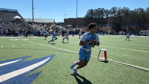 Nebraska QB commit @Qb6Trae made some really nice throws for @24k7v7 at the @thesevens7on7 today. 