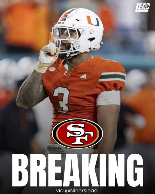 The #49ers met with Miami EDGE Akheem Mesidor at the 2026 NFL Combine, per @jenniferleechan.

#FTTB 