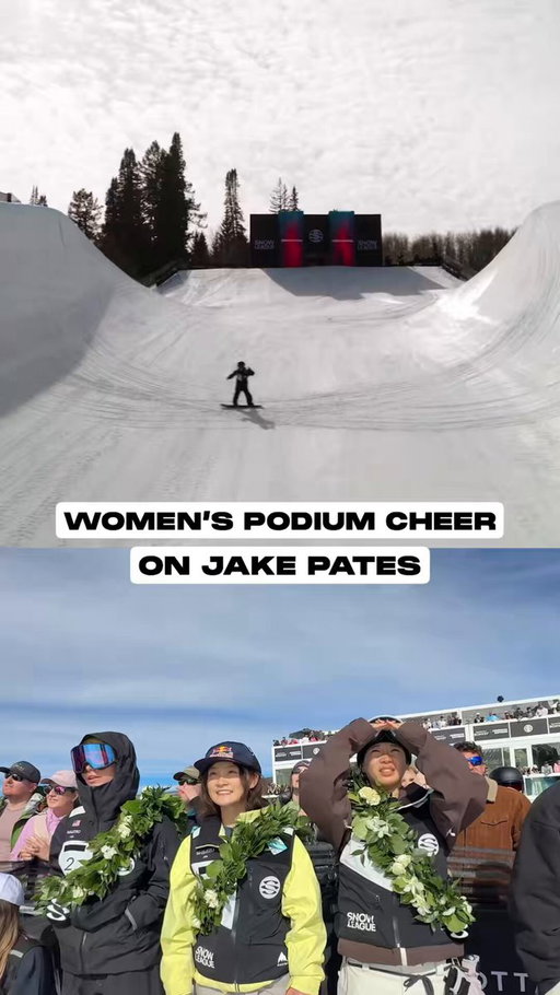 The Snow League women’s podium watch Jake Pates third place run at Event Three. 

Catch all of the action from Finals Day on Sunday, March 1st at 12:00PM ET on @nbc.

#TheSnowLeague 