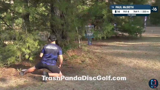 McBeth goes TURBO PUTT for the birdie! 