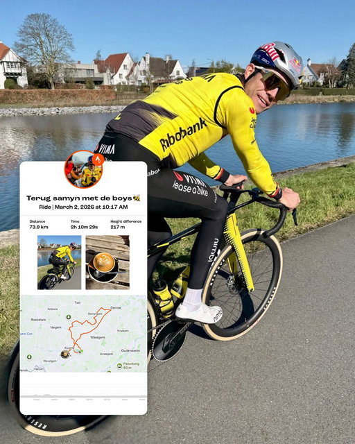 RT @vismaleaseabike: 🇧🇪 #lesamyn

Wout is happy to start racing again in Le Samyn. 😍 