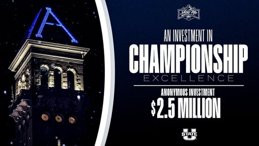 Investment in championship excellence! 

“I am deeply grateful for the generosity and the significant impact this gift will have on the future of Utah State Athletics." @CamWalker_USU 

➡️ https://usuaggies.info/4l1qGOW

#ShowMe 