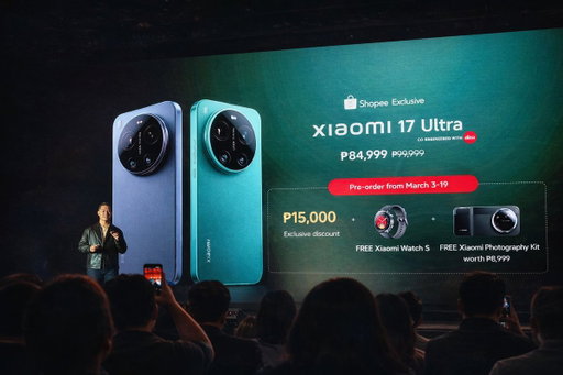Finally a #Xiaomi17Ultra has landed in the Philippines. marking the first ultra officially launched here in the country and it comes with a Leica 200MP 75-100mm telephoto!

Featuring co-engineered Leica optics for essential
imagery, it will be available exclusively on Shopee
from March 2-19 from the SRP of P99,999, down to
P84,999.

#MasterofNight
This will be Shopee Exclusive online
preorder here: https://t.co/BAFf7sFso6

Freebies:
15,000 Pesos off on Xiaomi 17 Ultra
FREE Xiaomi Watch 5, worth 18,999
FREE Xiaomi Photography Kit
PLUS a raffle entry for a chance to win a Leica Q3
with every purchase.

#XiaomiLaunch #XiaomiLaunchPH #Xiaomi17Series
