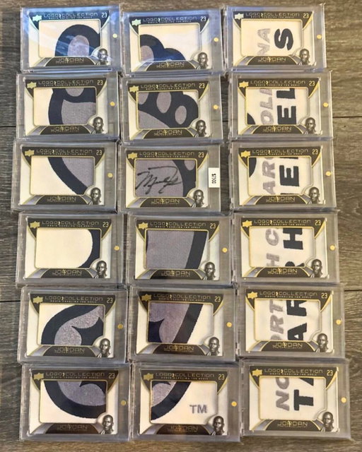 Someone collected all 18 Tar Heel Logo Patch cards to complete this Jordan set 👀

(via compkillersports/IG) 
