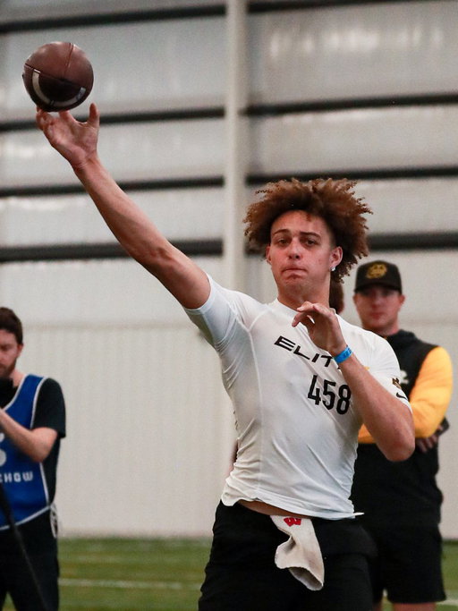 Over 60 top signal callers from 17 different states came out to compete and learn Saturday at the Indianapolis
@Elite11 regional - here are the top performers from the 9⃣-throw Panini Accuracy Challenge 🏈🎯 