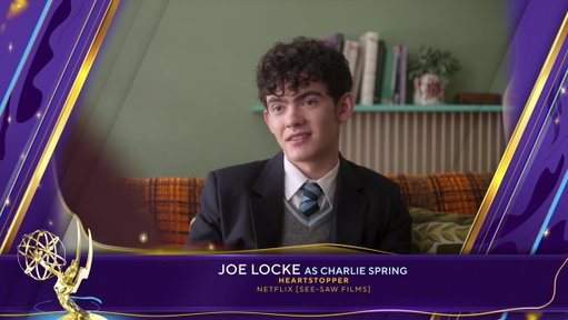 The #ChildrensEmmys Award for Outstanding Lead Performer in a Preschool, Children's or Young Teen Program goes to Joe Lock as Charlie Spring (@Netflix @NetflixFamily). 