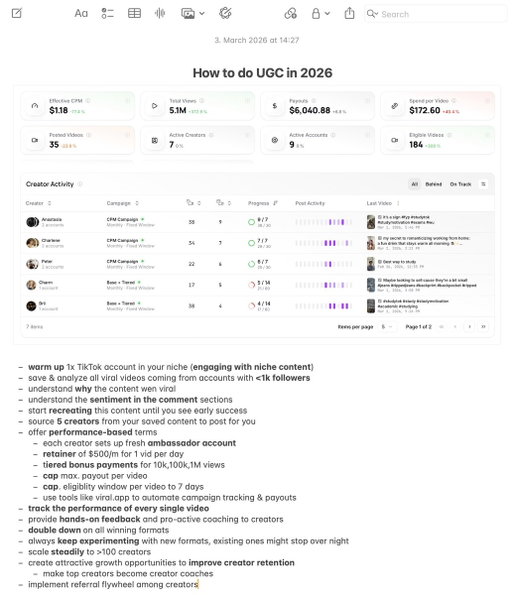 You want to run UGC like Cal AI, Coconote or answers AI  and sell your app for millions of $ in 12 months?

Just bookmark this 👇 