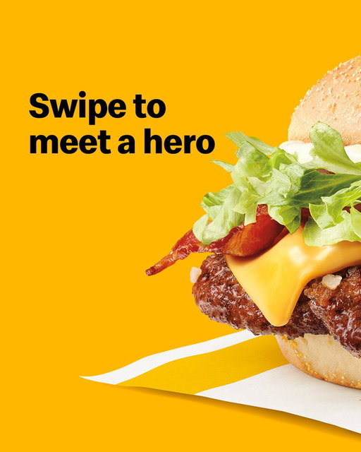 the HOCKEY HERO BURGER is here 🥵 get it with the NHL® Star Sticks meal 