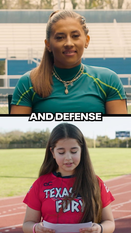 “That is our 'why'. Now these girls are seeing what is possible through flag football.” - @laneah_25 #TheNextEra 