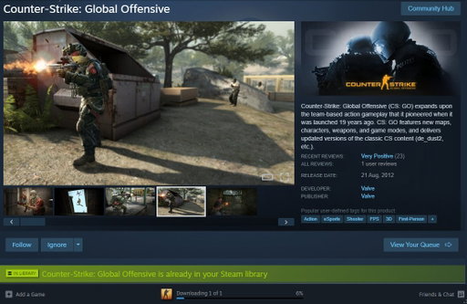 CS:GO is back on steam??? WE ARE SOOOOO BACK 
