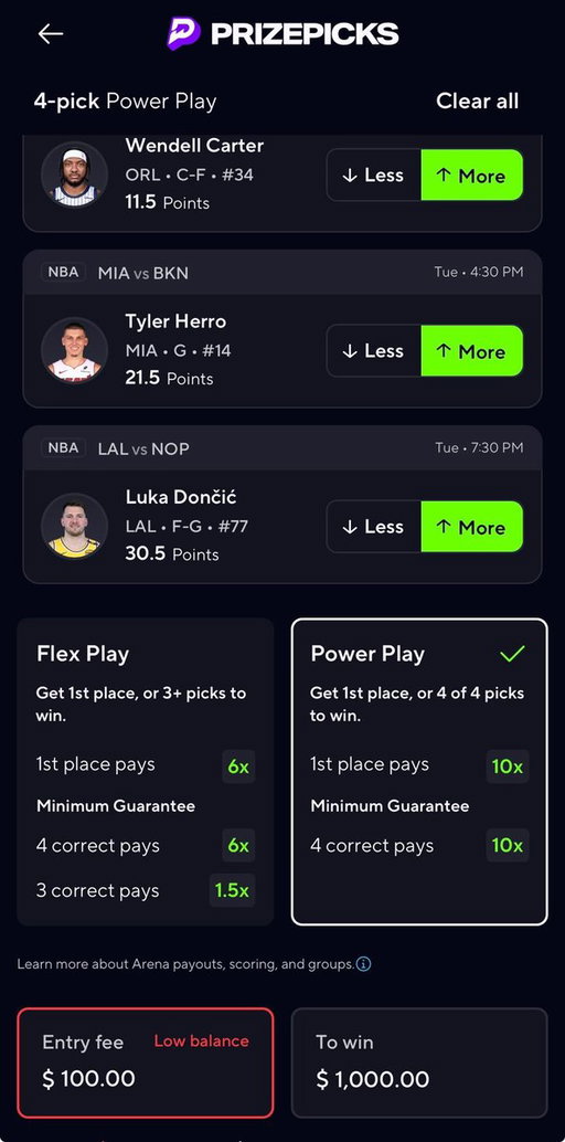 I see why y’all call them ScamPicks now 😭

Same exact slip and PrizePicks gives you $100 LESS than Sleeper 